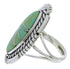 Silver Turquoise Southwestern Jewelry Ring Size 5-3/4 TX40686